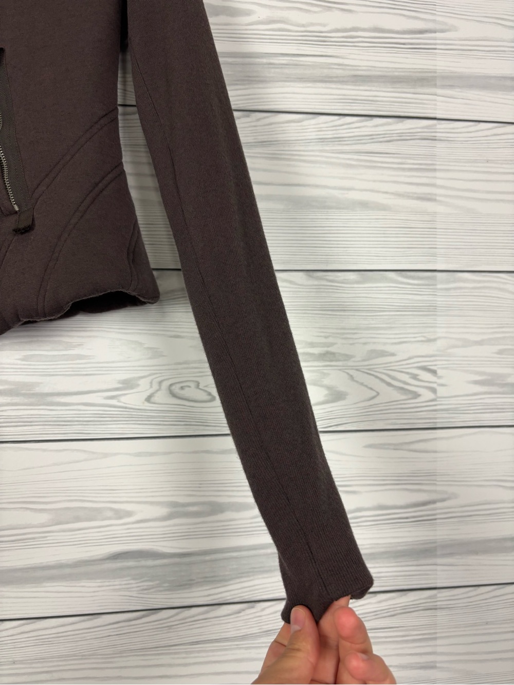 Rick Owens Lilies angora blend brown zippered jacket size 6 - Picture 3 of 16